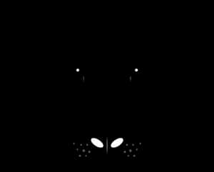 Doginthe Dark Illustration PNG image with transparent background