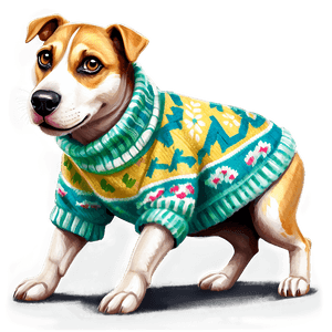 Dogs in Sweaters PNG 05242024 PNG image with transparent background