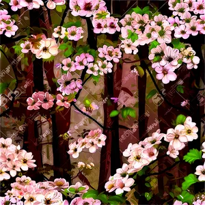 Dogwood Forest Background Png Leh96 PNG Image