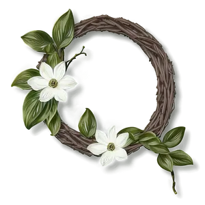 Dogwood Wreath Png Vqc PNG Image