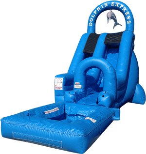 Dolphin Express Inflatable Slide, HD Png Download PNG with transparent background