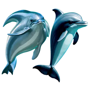 Dolphins Friendship Png Vfm PNG Image