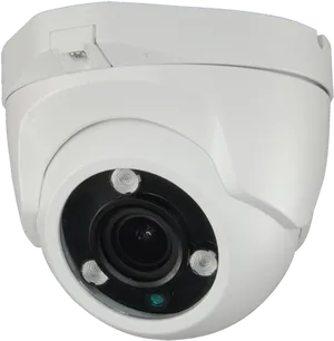 Dome Security Camera Isolated PNG Image