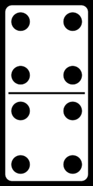 Domino Tile Six Five PNG image with transparent background