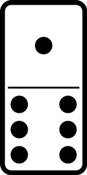 Domino Tile16 PNG Image