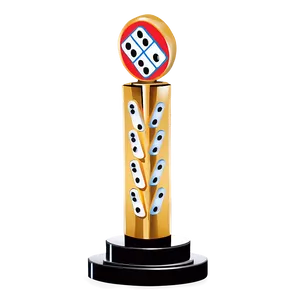 Dominoes Championship Trophy Png 83 PNG Image