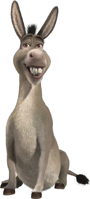 Donkey_ Character_ Shrek_ Movie.png PNG Image