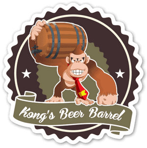 Donkey Kong Beer Sticker - Donkey Kong Beer, HD Png Download PNG