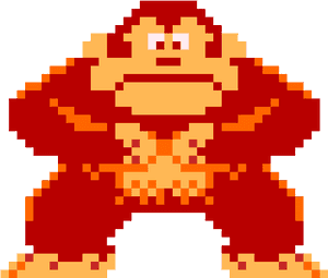 Mario Donkey Kong Gif, HD Png Download PNG