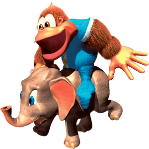 7ncd2v8 - Donkey Kong Country 3 Ellie, HD Png Download PNG
