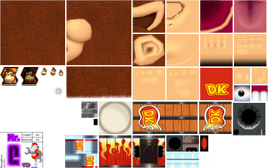 Donkey Kong - Donkey Kong Barrel Texture, HD Png Download PNG