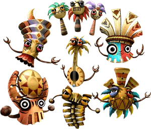 Tiki Donkey Kong Country Returns, HD Png Download PNG