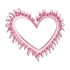Doodle Heart Outline PNG xhw20 PNG