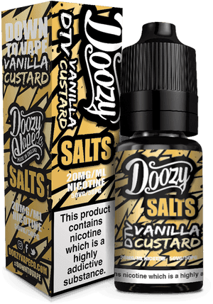 Doozy Salts Vanilla Custard E Liquid, HD Png Download PNG