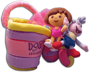 Dora The Explorer And Boots Baby Safe 5 Piece Playset - Cartoon, HD Png Download PNG image with transparent background