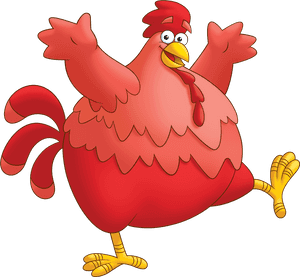 Dora The Explorer Wiki - Big Red Chicken On Dora, HD Png Download PNG image with transparent background