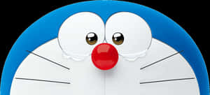 Doraemon Face Close Up PNG image with transparent background