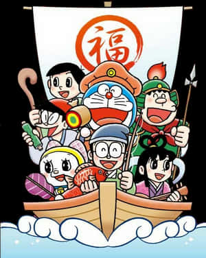 Doraemon_and_ Friends_ Treasure_ Hunt_ Adventure PNG image with transparent background