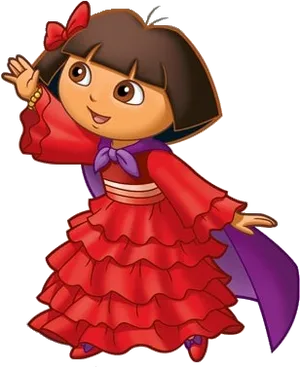 Dorain Red Dress.png PNG Image