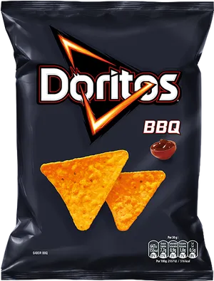 Doritos B B Q Flavor Chip Package PNG Image