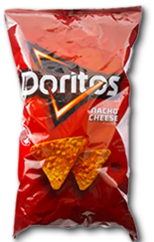 Doritos Nacho Cheese Flavored Chips Package PNG Image