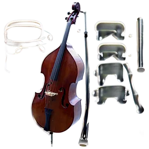 Double Bass Instrument Png Yut58 PNG Image