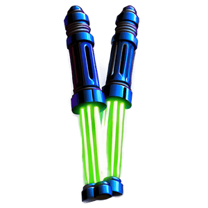 Double-Bladed Lightsaber PNG vum PNG image with transparent background