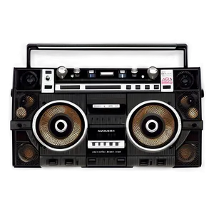 Double Cassette Boombox Png 50 PNG Image