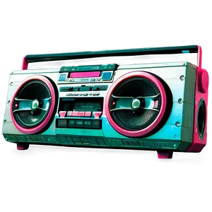 Double Cassette Boombox Png 73 PNG Image