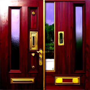 Double Front Doors Png Vea PNG Image