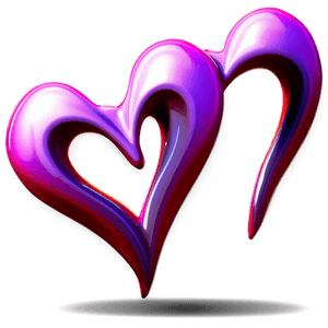 Double Heart Clipart Illustration PNG 05252024 PNG image with transparent background