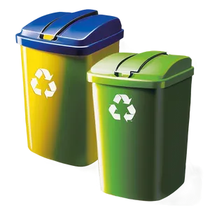 Double Recycle Bin Png Oxl PNG Image