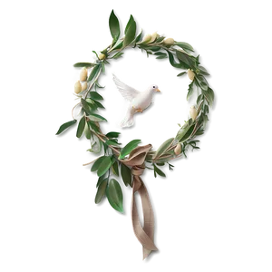 Dove And Olive Branch Memorial Png Kri27 PNG Image