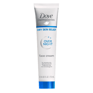 Dermaseries Dry Skin Relief Overnight Face Cream - Dove Face Cream For Dry Skin, HD Png Download PNG image with transparent background