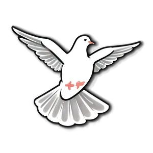 Dove Outline Clipart Png 06262024 PNG Image