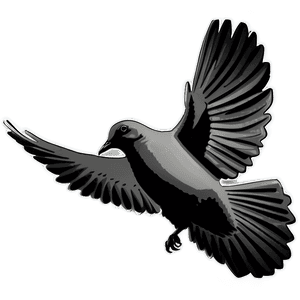 Dove Silhouette PNG 05042024 PNG image with transparent background