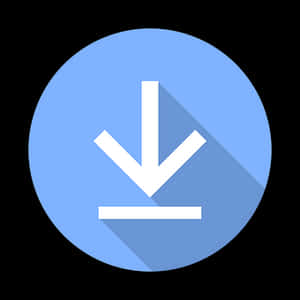 Download Icon Blue Background PNG image with transparent background