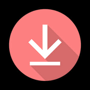 Download Icon Pink Background PNG image with transparent background