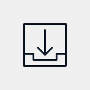 Download Icon Simple Design PNG with transparent background
