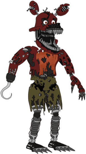 Download Nightmare Foxy Transparent - Fnaf 4 Foxy Png, Png Download PNG image with transparent background
