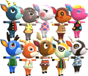 Download Zip Archive - Animal Crossing Fauna And Beau, HD Png Download PNG image with transparent background