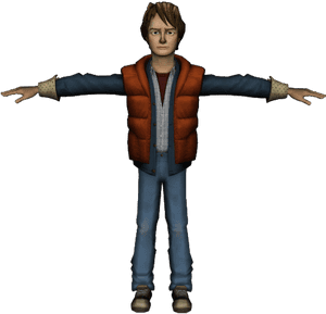 Download Zip Archive - Back To The Future The Game Marty Mcfly, HD Png Download PNG image with transparent background