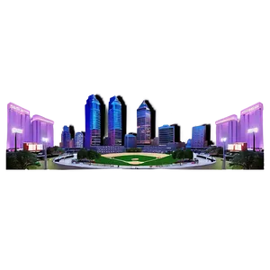 Downtown Baseball Stadium Skyline Png 06292024 PNG Image