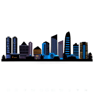 Downtown Cityscape PNG txc66 PNG image with transparent background