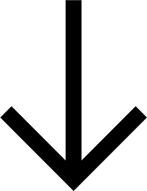 Arrow Line Down, HD Png Download PNG with transparent background