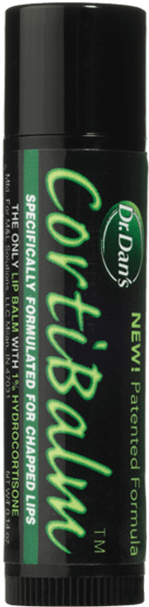 Dr Dans Corti Balm Lip Balm PNG with transparent background