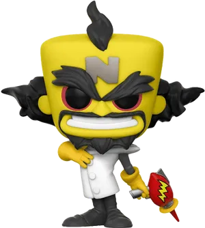 Dr Neo Cortex Figurine Crash Bandicoot PNG Image