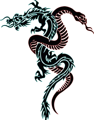 Dragon Arm Tattoo Design PNG Image