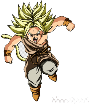 Dragon Ball Clipart Gohan Goku Broly Kid Free Transparent - Broly Kid, HD Png Download PNG image with transparent background