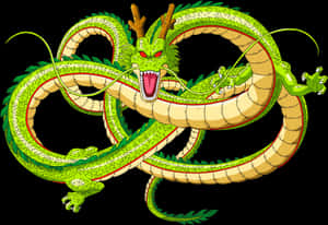 Dragon Ball Shenron Artwork PNG image with transparent background